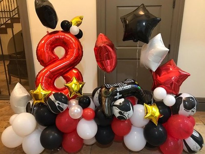 Red 40-Inch Number 8 Balloon by [Brand Name] - Perfect for 8th Birthday Parties, Weddings & Graduations