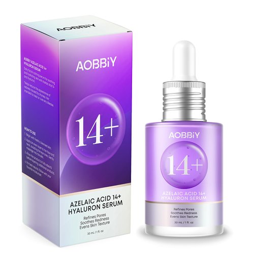 AOBBIY Azelaic Acid Serum for Face – Redness-Soothing Facial Serum with Niacinamide & Hyaluronic Acid, Gentle After-Spot Care for Sensitive-Looking Skin, 30 ml / 1.01 fl. oz. (1 Fl Oz (Pack of 1))