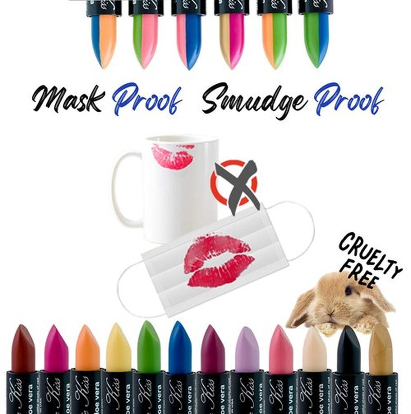 Magic Kiss Pack of 12 Color Changing Aloe Vera Lipstick Set Made in USA (Colors of Aloha 03)