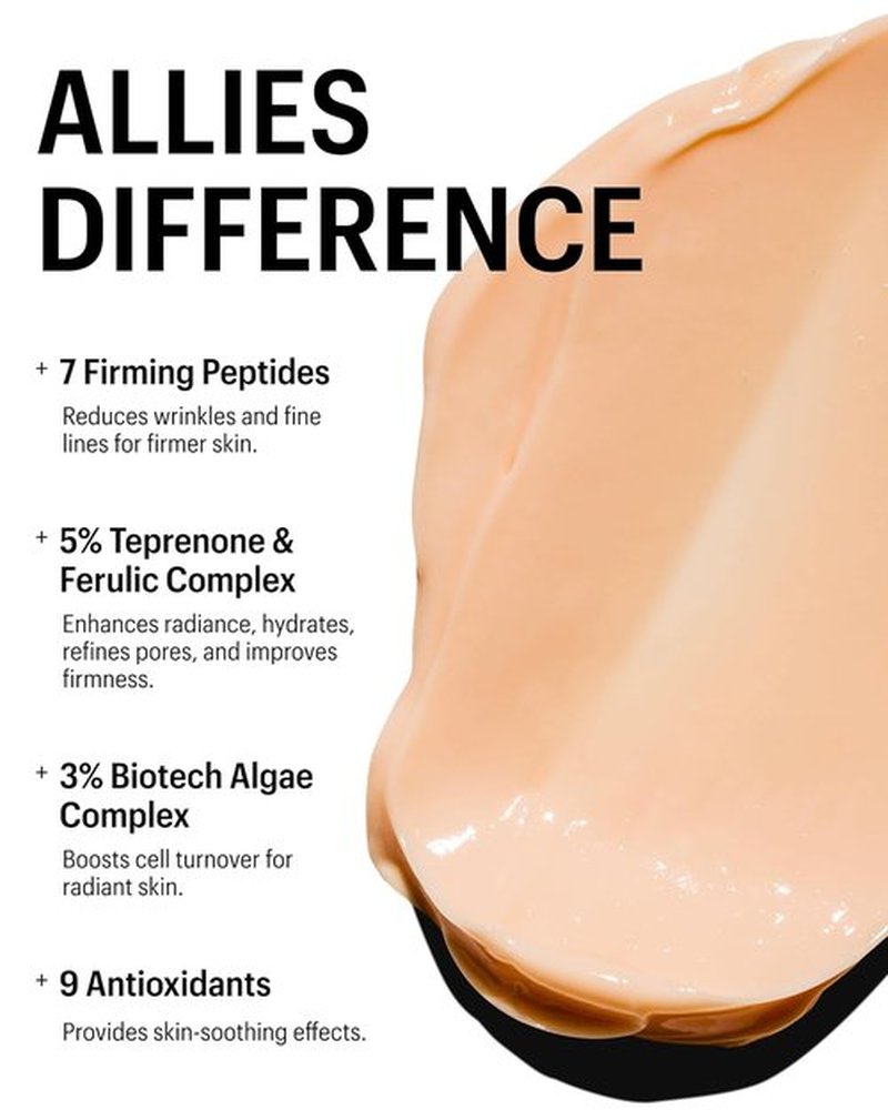 Allies of Skin Advanced Firming Daily Treatment - Peptides, Antioxidants & Brighteners | 48ml/1.6oz