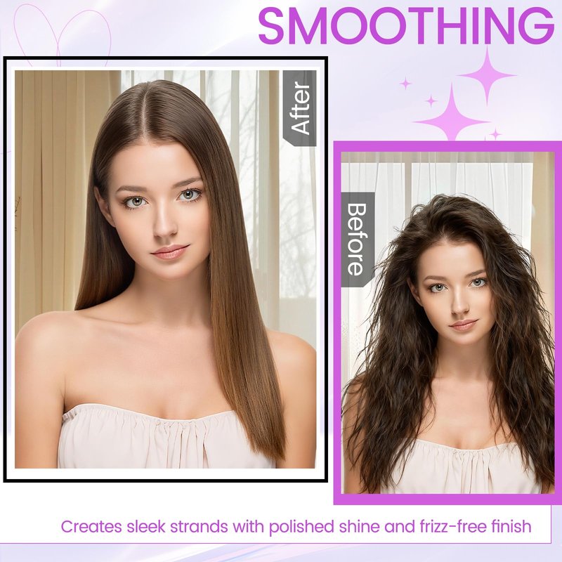 ZEPHBLOW Upgraded Round Volumizing Brush for Dyson Airwrap, Round Brush Attachment Compatible with Airwrap HS01/05/08, Flexible Bristles for Root Lift Volume Frizz Control Styling Volumizing, Rose