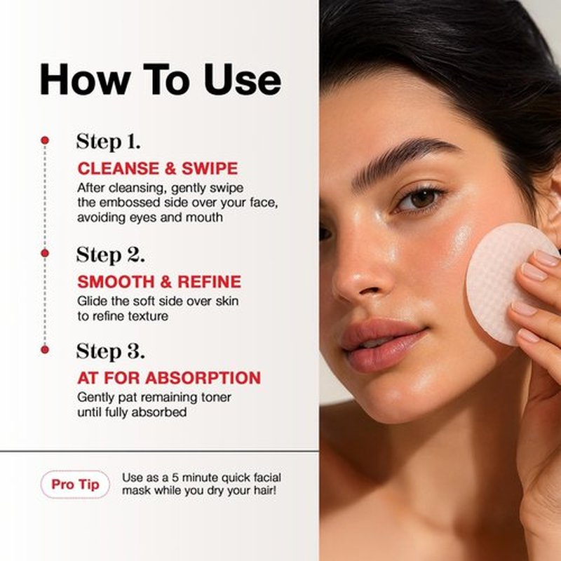 it:fu ACV Sebum Balance Glow Pads | Korean Exfoliating Toner Pads with BHA & Salicylic Acid | Pore Care, Dark Spot Care & Oil Control (60 Units)