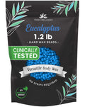 Tress Wellness Wax Beads - Safe for Skin - Dermatologically Tested - At-Home Kit for Bikini, Brazilian & Full Body - Eucalyptus 1.2 lbs
