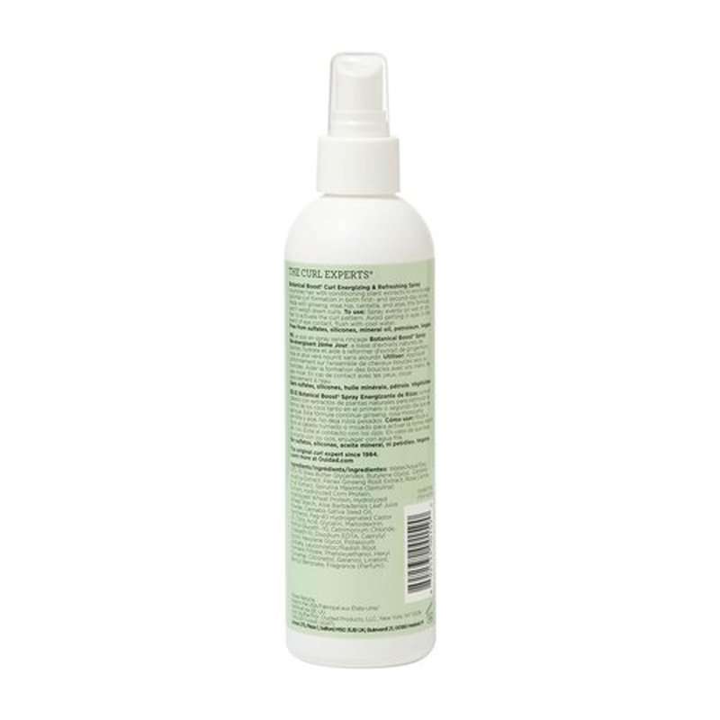 Ouidad Botanical Boost Curl Energizing Spray - Lightweight Curl Refresher for Curly Hair, No-Residue Formula
