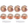 tuokiy Generation 2 Replacement Heads for Flawless, Rose Gold Plated, 8-Pack