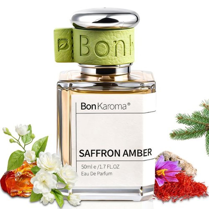 Saffron Amber Eau de Parfum for Women - Elegant Woody Oriental Scent | Long-Lasting 1.7 oz Spray
