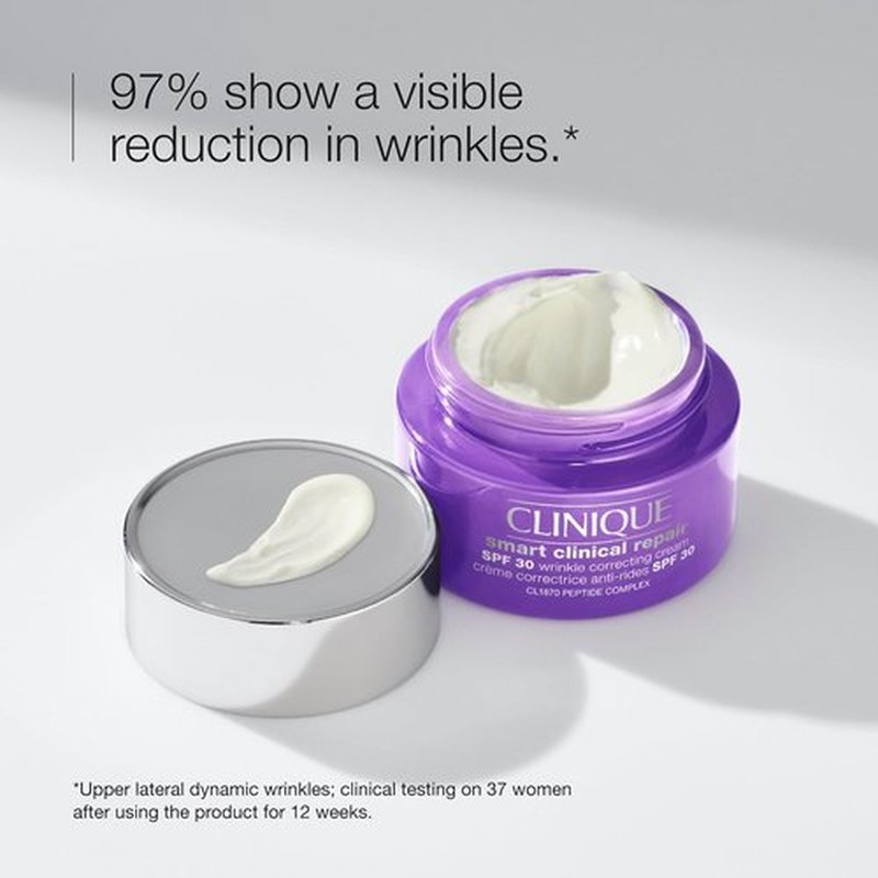 Clinique Smart Clinical Repair Cream - Wrinkle Correcting with Peptides & SPF 30 | Hydrating Formula