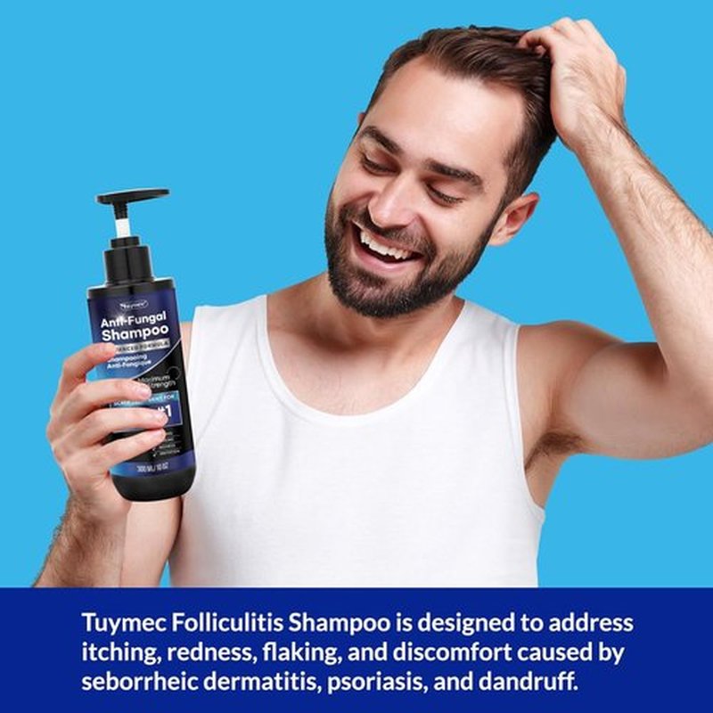 Tuymec Psoriasis Shampoo - Anti-Fungal & Anti-Dandruff Treatment for Men & Women | 300ML