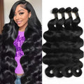 SDDRSRA 12A Human Hair Bundles 18 20 22 24 Inch Body Wave 100% Unprocessed Hair Deals Extensions Quick Weave Human Hair Natural Black Color