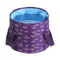 Collapsible Bucket for Soaking Feet, Purple Portable Travel Foot Bath Tub, Foot Soaking Bath Basin Portable, Foot Spa Soaking Feet Home Pedicure Basin Outdoor Camping
