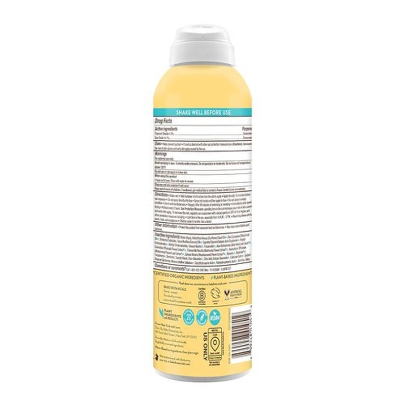 Babo Botanicals Super Shield Mineral Sunscreen Spray SPF 50 | Natural Zinc Oxide, Water Resistant, Vegan, Fragrance-Free