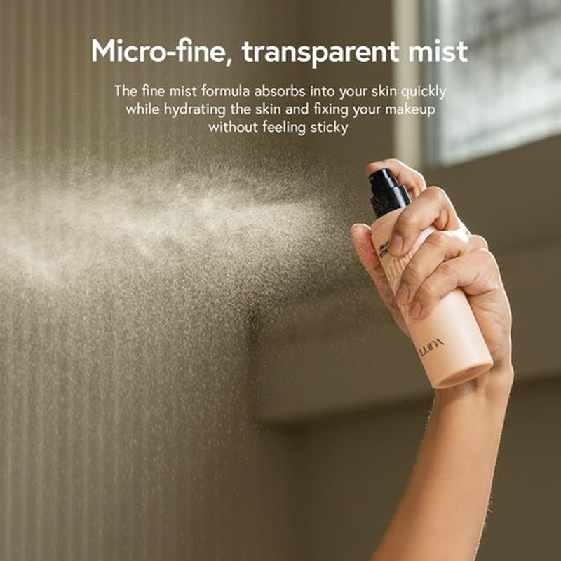 LUNA Long Lasting Setting Fixer Spray - Weightless Micro-Fine Mist for All Skin Types | 3.3 fl oz