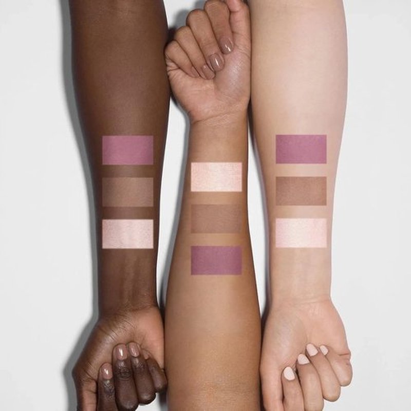 FOCALLURE Blush and Highlighter Palette - 3 in 1 Contour Set with Matte Bronzer & Shimmer Illuminators | #08