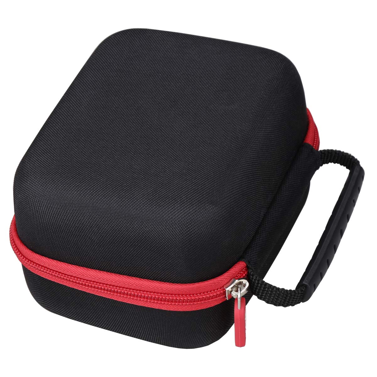 Aproca Case Compatible with Cricut EasyPress Mini Heat Press, Storage Portable Bag for Machine and Accessories -Black with Red Zipper (Case Only)
