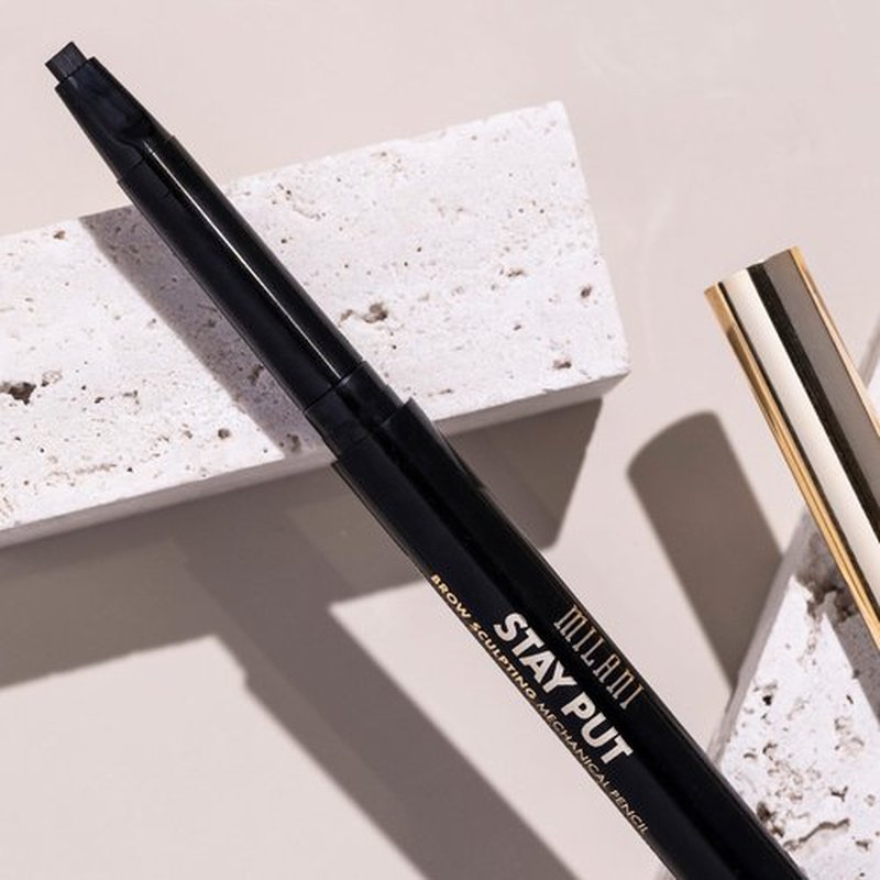 Milani Stay Put Brow Sculpting Mechanical Pencil - Espresso (0.01 Ounce) Cruelty-Free Long-Lasting Eyebrow Pencil that Defines and Shapes Brows (Pack of 2)