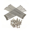 OTOM 19" Rear Wheel Spokes Kit Stainless Steel For CR125R 2002-2007 ，CR250R 2002-2007 ，CRF250R 2002-2020，CRF450R 2002-2020 (19" Rear Wheel For Honda)