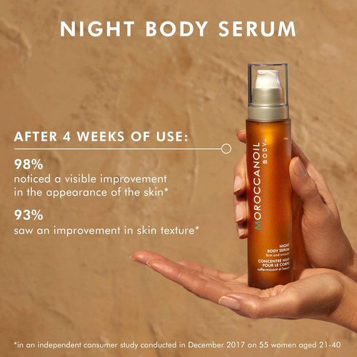 Moroccanoil Night Body Serum - Nourishing Body Oil for Deep Hydration | 3.4 Fl Oz