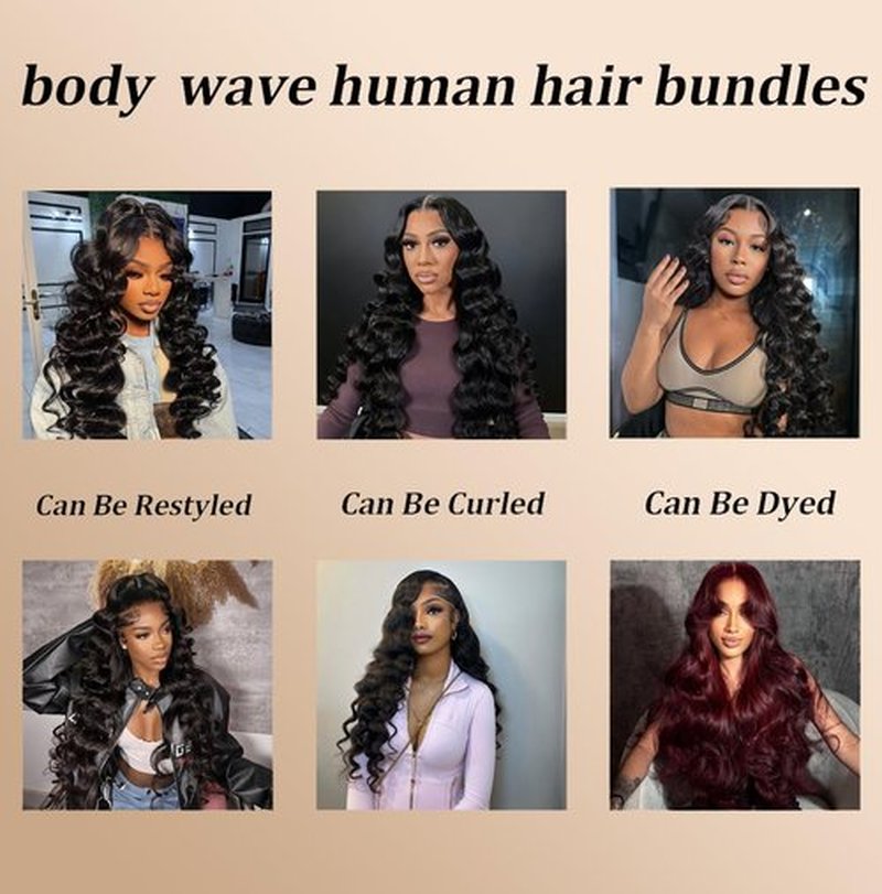 12A Unprocessed Brazilian Human Hair Body Wave human hair bundles 3 Bundles 18 20 22 Inch Natural Black soft Smooth Double Weft Quick Weft Extensions for Women