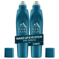 Oars + Alps Wake Up Eye Roller and Eye Depuffer, Infused with Caffeine and Aloe Vera, TSA Friendly, 0.5 Oz, 2 Pack
