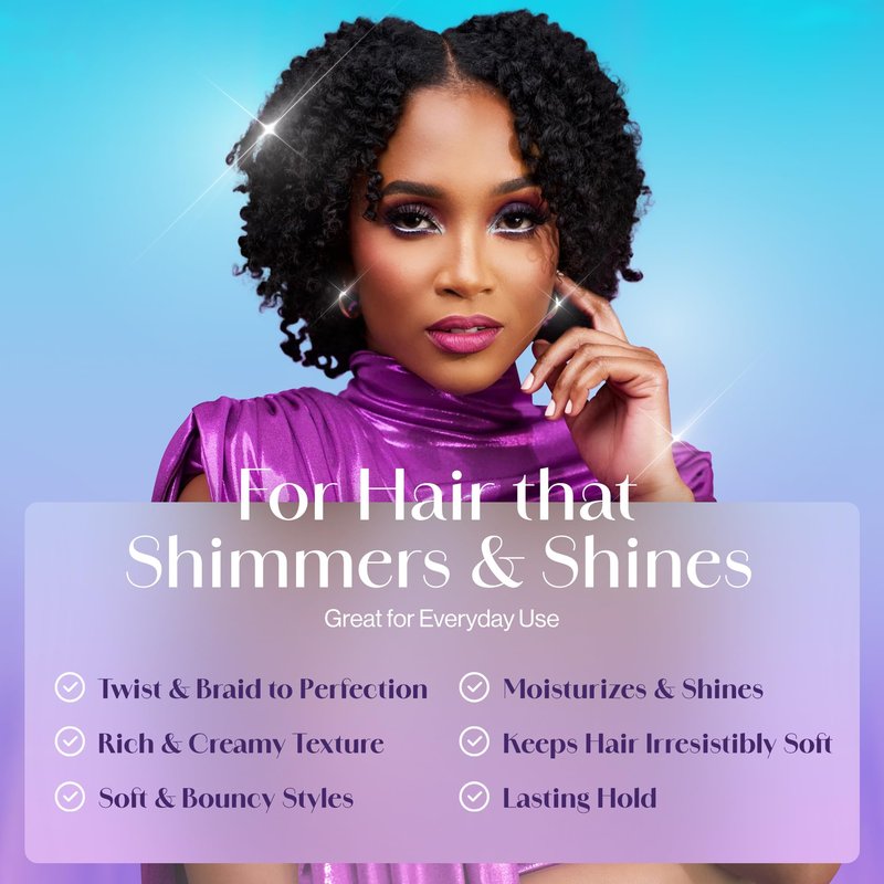 Watch & Sea Twist & Braid Out Soufflé - Nourishing Ingredients with Seaweed and Sea Kelp - Twist and Braid Cream for All Hair Types - 12 oz