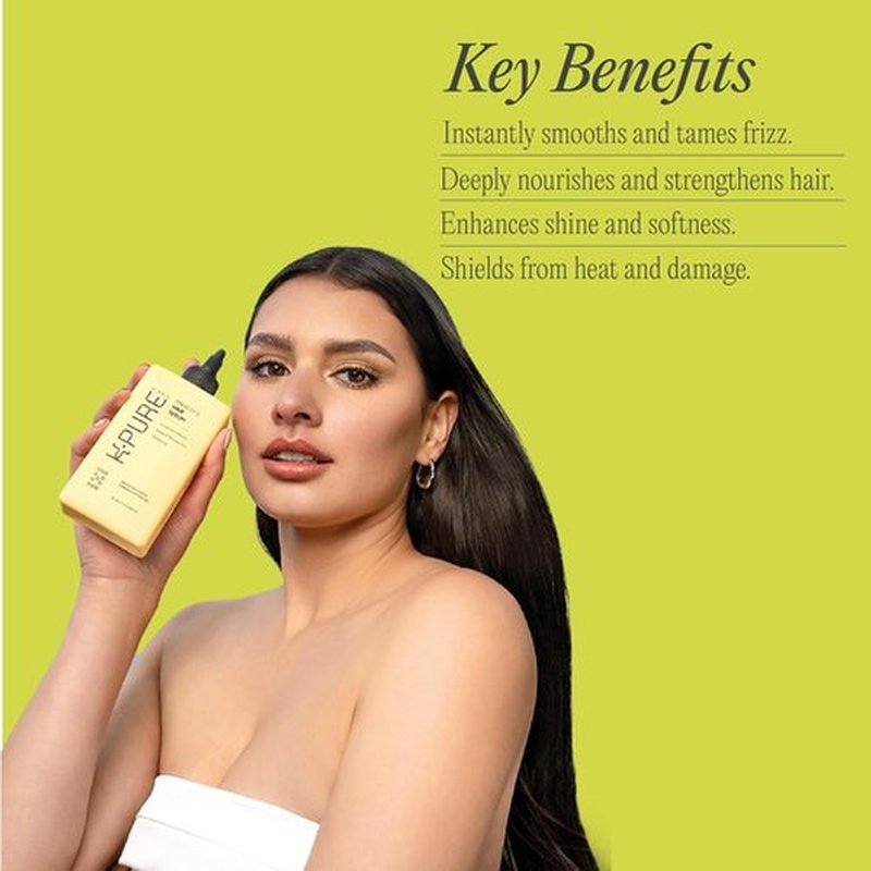 K-Pure Miracle 8 Keratin Hair Serum - Instant Deep Conditioning Treatment | Sulfate & Paraben Free, Argan Oil Formula for Repairing Dry, Damaged Hair