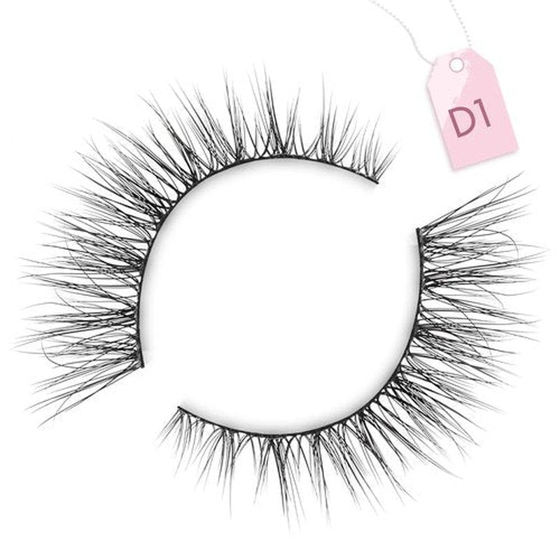 Onlyall Natural Lashes Wispy Lashes Natural Look False Eyelashes Soft Fluffy Fake Eyelashes 7 Pairs D1 Natural (6-13MM)