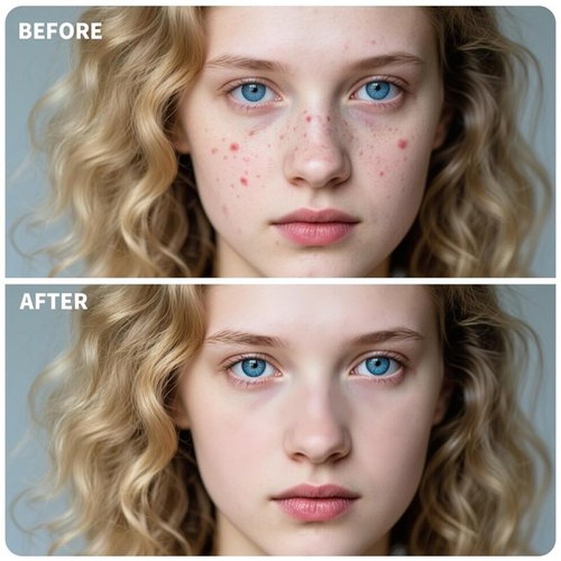 Skiennix Acne Serum Foundation - Salicylic Acid & Vitamin E for Sensitive Skin | Vegan & Non-Comedogenic (Deep-403)