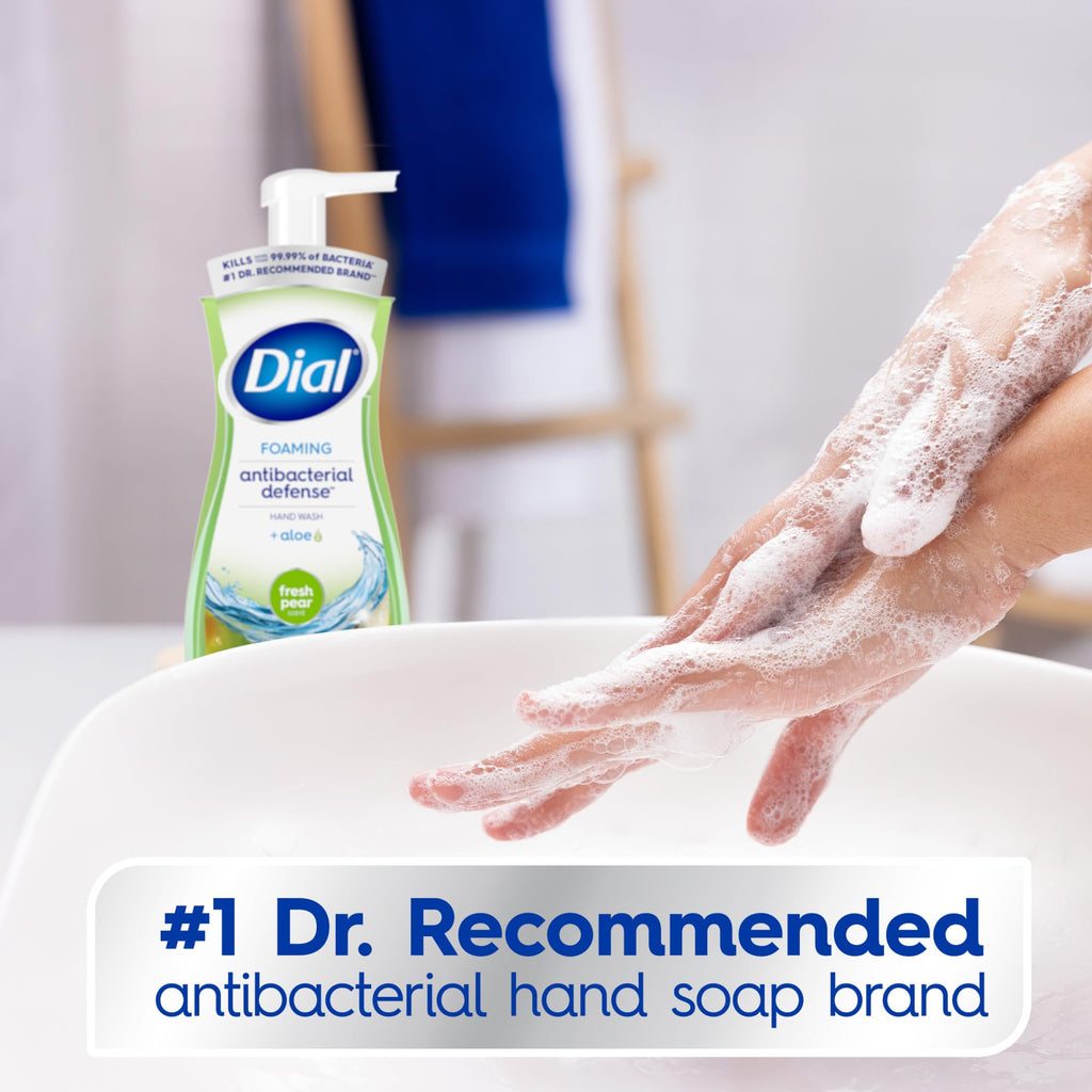 Dial Antibacterial Foaming Hand Soap, Fresh Pear, 7.5 fl oz