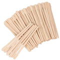 JANYUN 200 Pcs Wooden Eyebrow Waxing Sticks with Handle for Hair Removal - Face, Leg, Facial, and Eyebrow