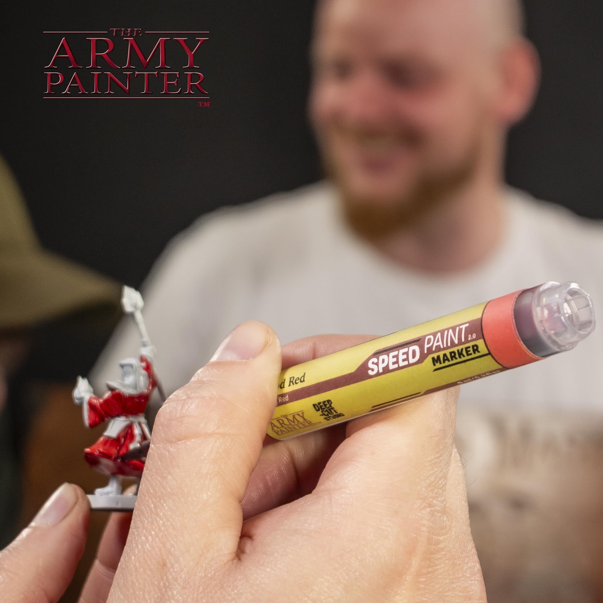 The Army Painter Speedpaint Marker Starter Set, 10 x 6 mL Markers, 9 Contrast Paint Markers & 1 Metallic Acrylic Paint Marker