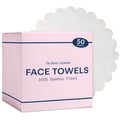 Skinny Confidential Disposable Face Towels - Silky Soft & Highly Absorbent 50 Count - Premium Bamboo Rayon for Sensitive Skin