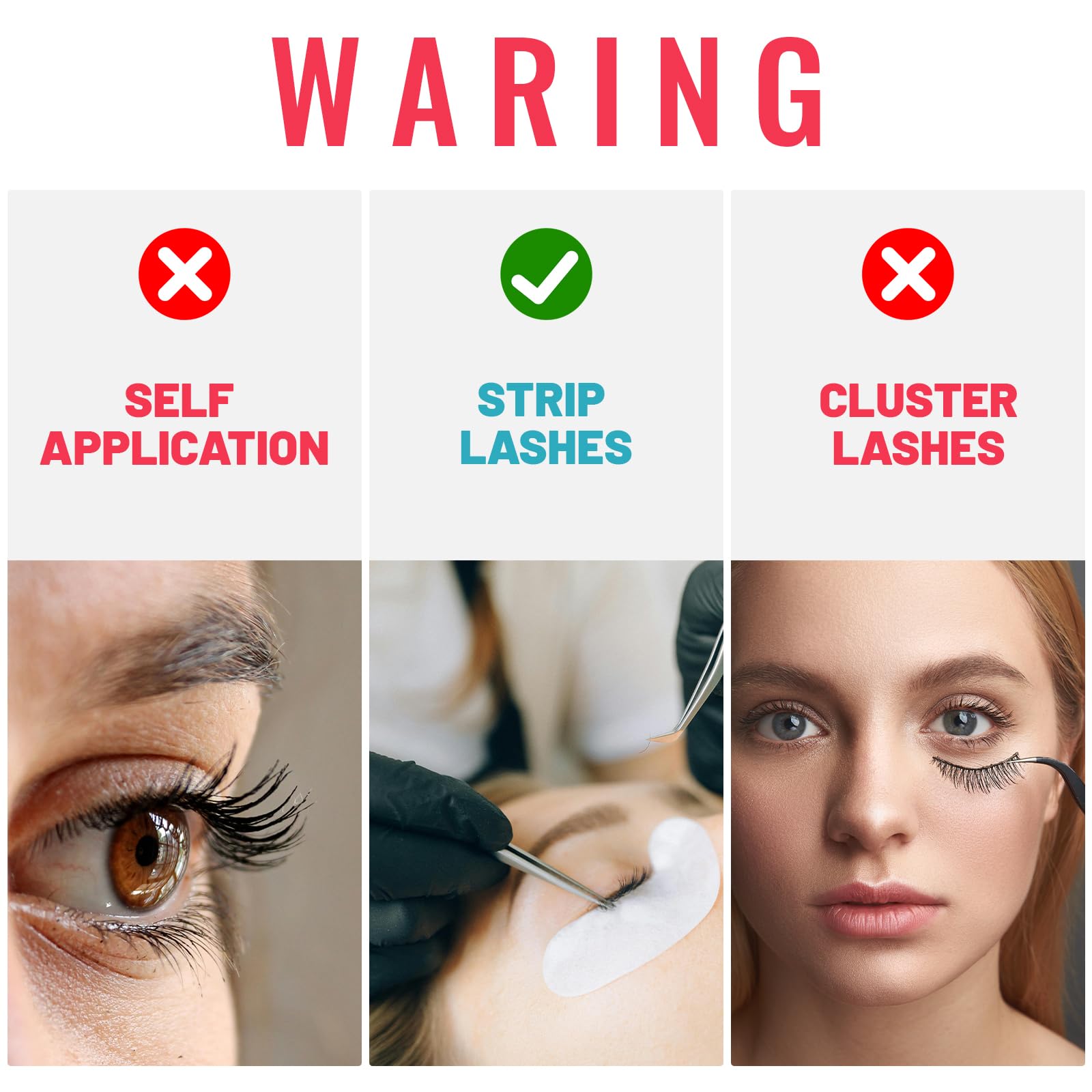 NATUHANA Eyelash Extension Glue 3 Sec Drying (0.17fl.oz / 5ml)/3 Weeks Retention,Waterproof No Irritation Lash Extension Glue for Adhesive Personal DIY or Professional,Black