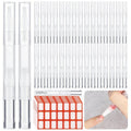 Homaisson 100 Pack 3ml Transparent Twist Pen with Stickers, Empty Cuticle Oil Pen Refillable Nail Oil Pens with Brush Tip, Empty Cosmetic Lip Gloss Tubes, Clear Eyelash Growth Liquid Containers