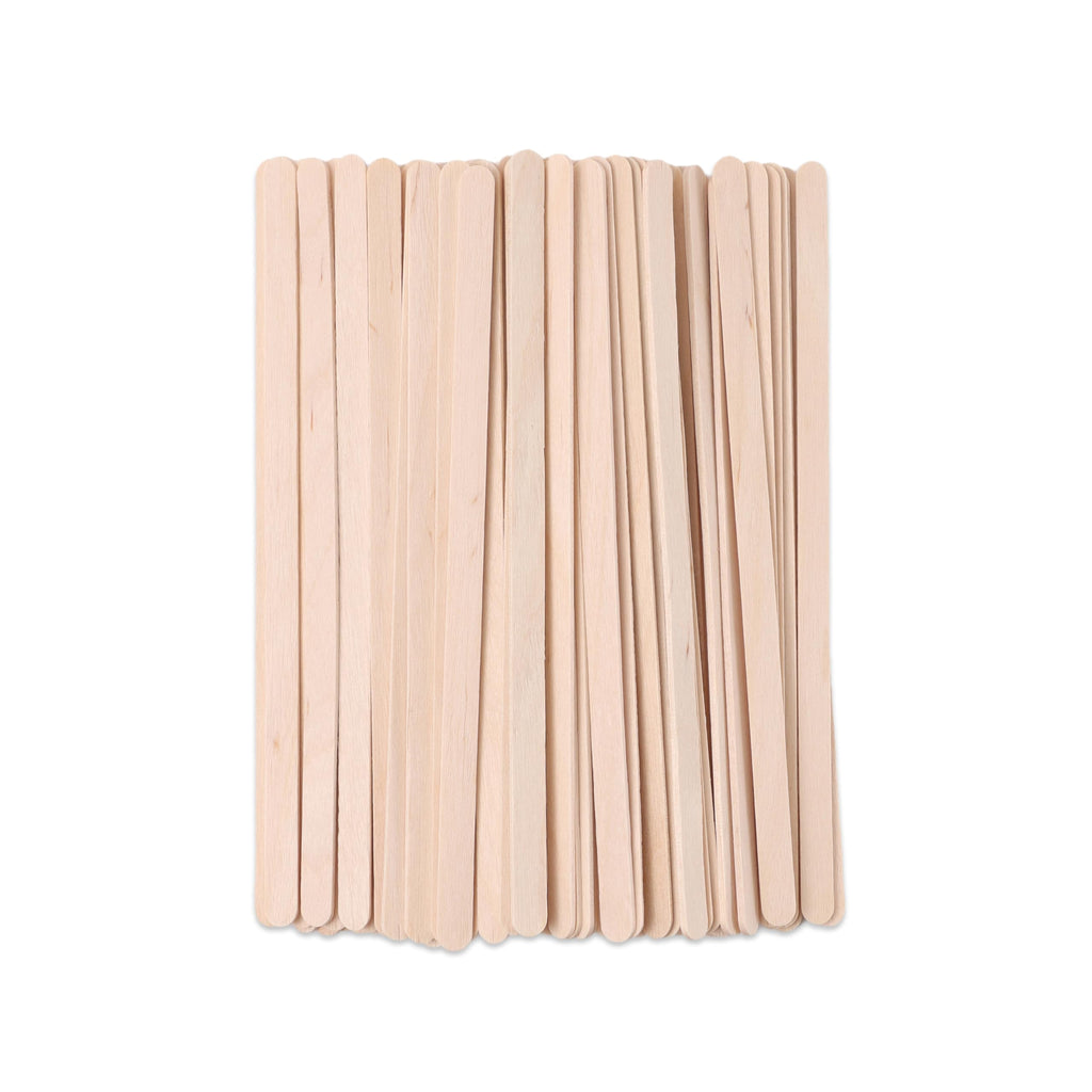 200/500/1000pcs Wood Craft Sticks Eyebrow Waxing Sticks Small Face Wax Spatulas Applicator Popsicle Sticks for Crafts,Coffee Stirrer Stick,DIY Wood Crafts for Home Art Projects (140 * 6 * 1.3mm)