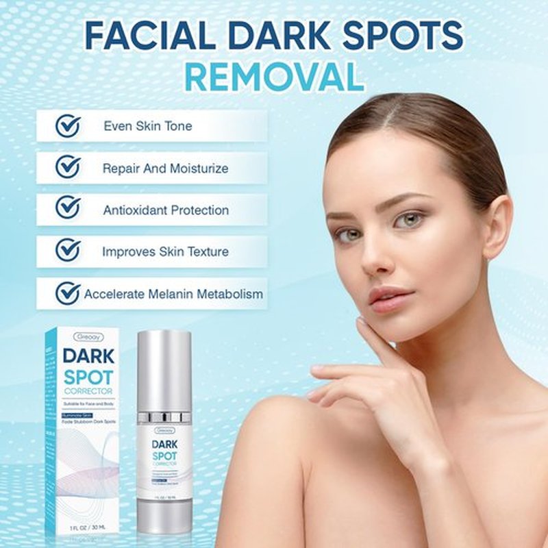 Dark Spot Remover for Face Body Serum with Hyperpigmentation Treatment Skin Brown Spot Age Spot Remover Dark Spot Corrector Glow Serum Brighten Even Gentle and Non-Irritating Unisex 1 Fl Oz 2 pack