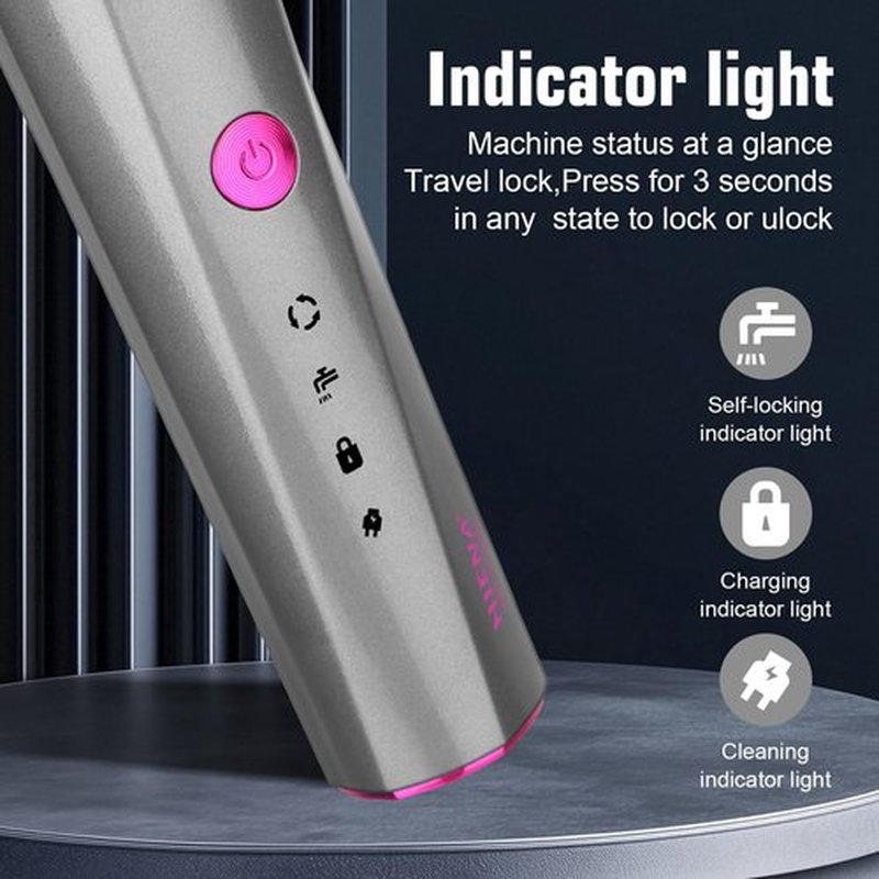 HIENA PRO Beard Trimmer - 3-in-1 Cordless Grooming Tool for Men | Rechargeable Facial, Ear & Nose Clippers