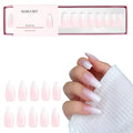 Kiara Sky Press On Nails | XPRESS PRO 100% Acrylic Nails | 30-Piece Kit Includes Nail Glue, Cuticle Pusher, File & Prep Pad | Medium Coffin - Pink Ombre