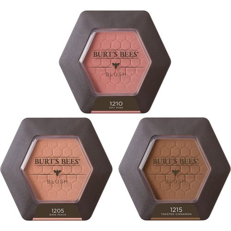 Burts Bees 100% Natural Blush with Vitamin E, Toasted Cinnamon - 0.19 Ounce