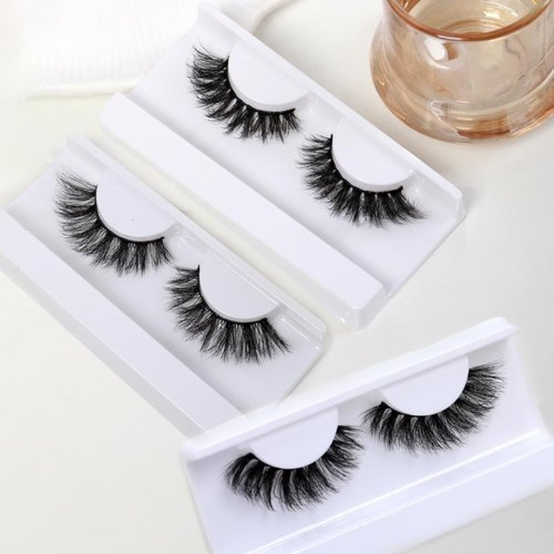 BTLLSSH 3D5D False Eyelashes 15-18mm Includes 3 Styles 27 Pair PACK Mix Cross Fluffy Natural Look Luxury Volume Faux Mink Lashes Reusable Strip Lashes, Mulitpack