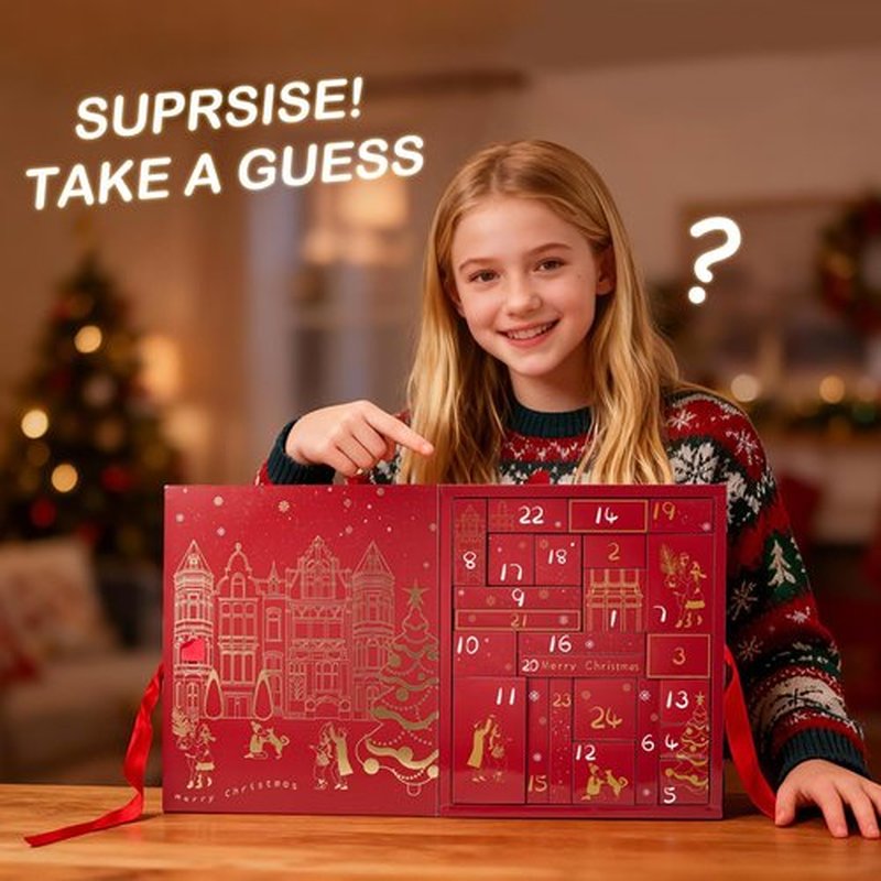 Makeup Advent Calendar 2025 for Women & Teen Girls, Xmas Countdown Calendar, 24 Days Christmas Gift Sets Full Makeup Kit Gift