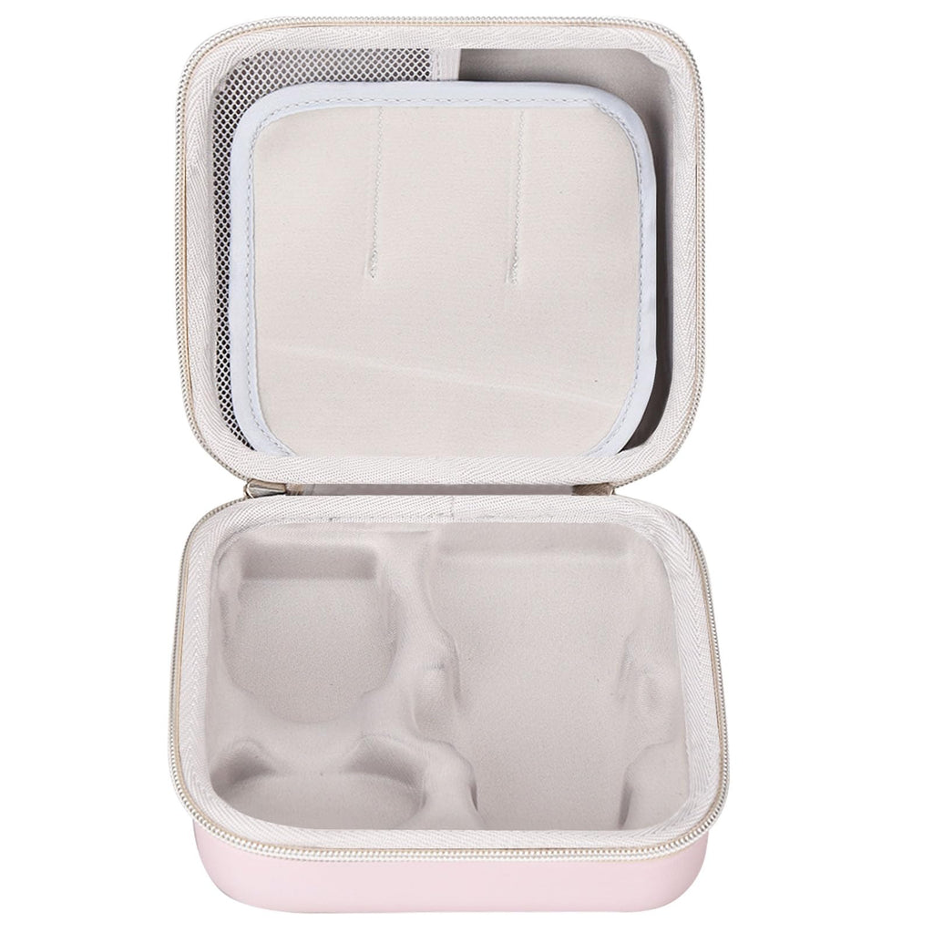 FBLFOBELI EVA Hard Case Compatible with Braun Silk-épil 7 SE7-041/SE7-141/Silk-épil 5 5-620/5 SE5-230/Silk-épil 9 9-890/9 9-880/9 9-720 Epilator Facial Hair Removal (Rose Gold)