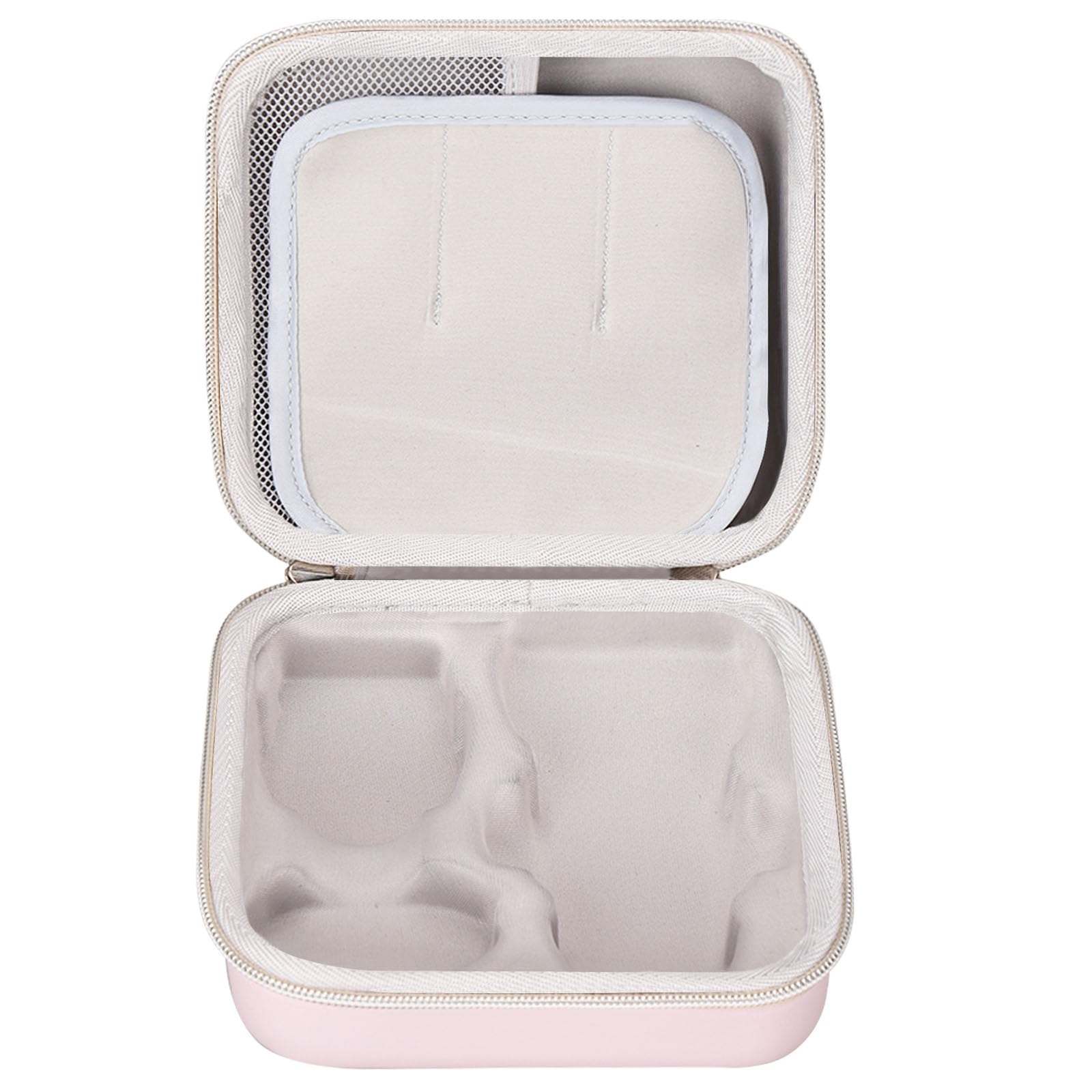 FBLFOBELI EVA Hard Case Compatible with Braun Silk-épil 7 SE7-041/SE7-141/Silk-épil 5 5-620/5 SE5-230/Silk-épil 9 9-890/9 9-880/9 9-720 Epilator Facial Hair Removal (Rose Gold)