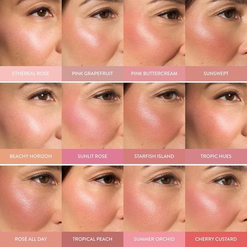 Laura Geller New York Baked Blush-N-Brighten Marbleized Blush - Tropic Hues | Satin Finish, Buildable Color