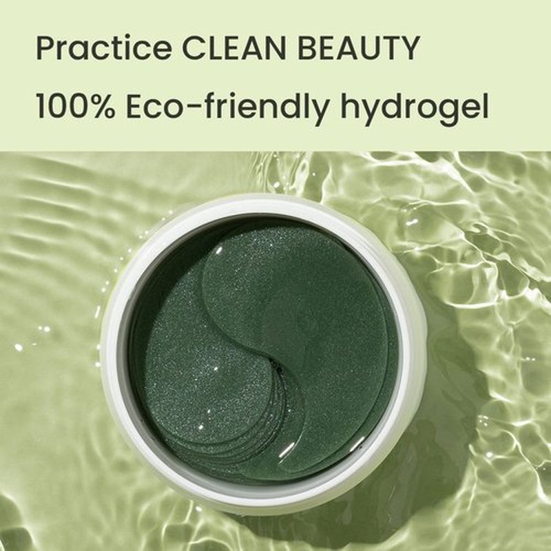 HEIMISH Matcha Biome Hydrogel Eye Patch - Anti Aging Under Eye Patches, Hydrating, Firming, Calming & Soothing Eye Mask with Matcha, Probiotics, for Dark Circles, Puffiness & Wrinkles, 1.4g/60ea