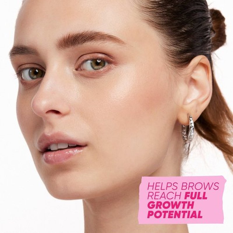 Kosas Air Brow Tinted Eyebrow Gel – Volumizing Brow Gel with Flexible Long-Lasting Hold, Medium Brown