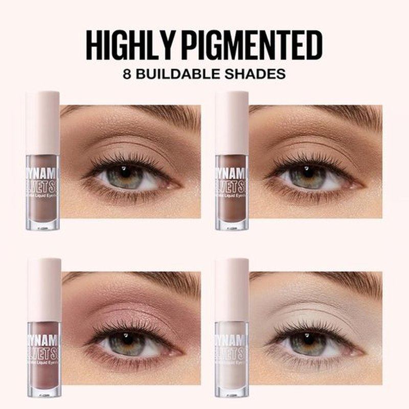 Erinde Liquid Eyeshadow - Matte Cream Formula, Buildable & Blendable, 8 Colors Available | Waterproof & Vegan