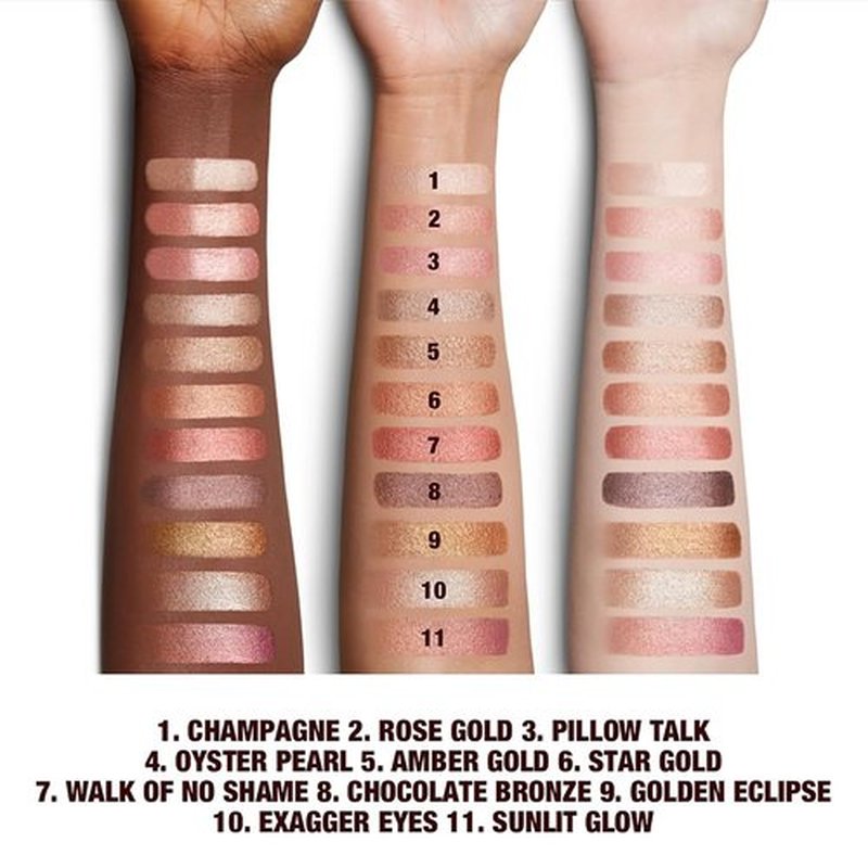 Charlotte Tilbury Eyes to Mesmerize Cream Eyeshadow - Long-Lasting Metallic Formula with Vitamin E - Walk Of No Shame