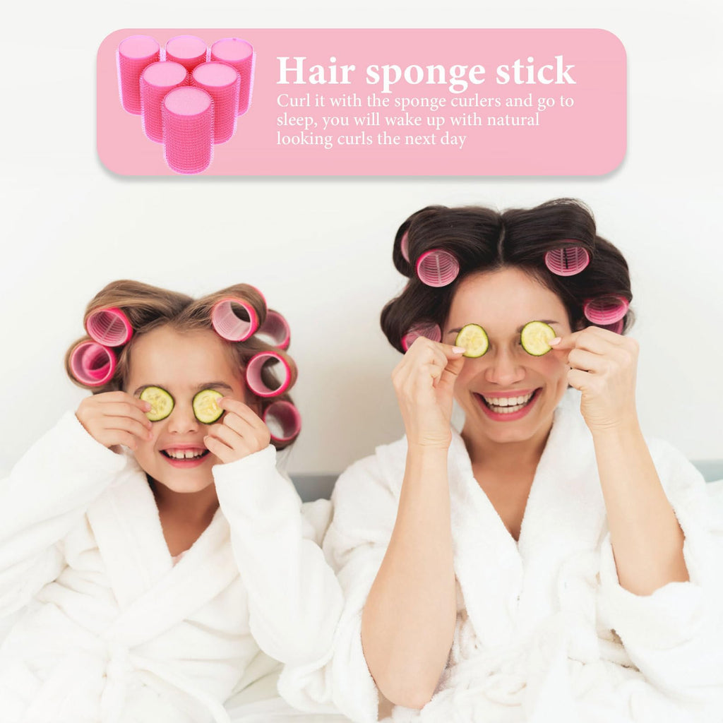Hair Roller for Bangs 12pcs Hair Sponge Curlers Self Grip for Women and Girls Curler