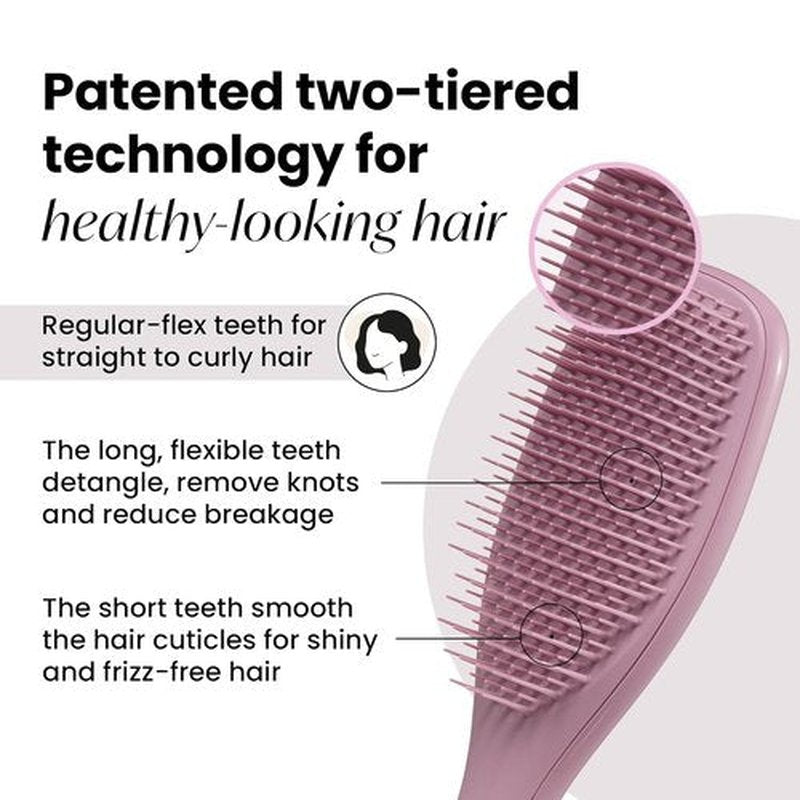 Tangle Teezer Ultimate Detangler Brush - Plant-Based Design for Dry & Wet Hair, Earthy Purple
