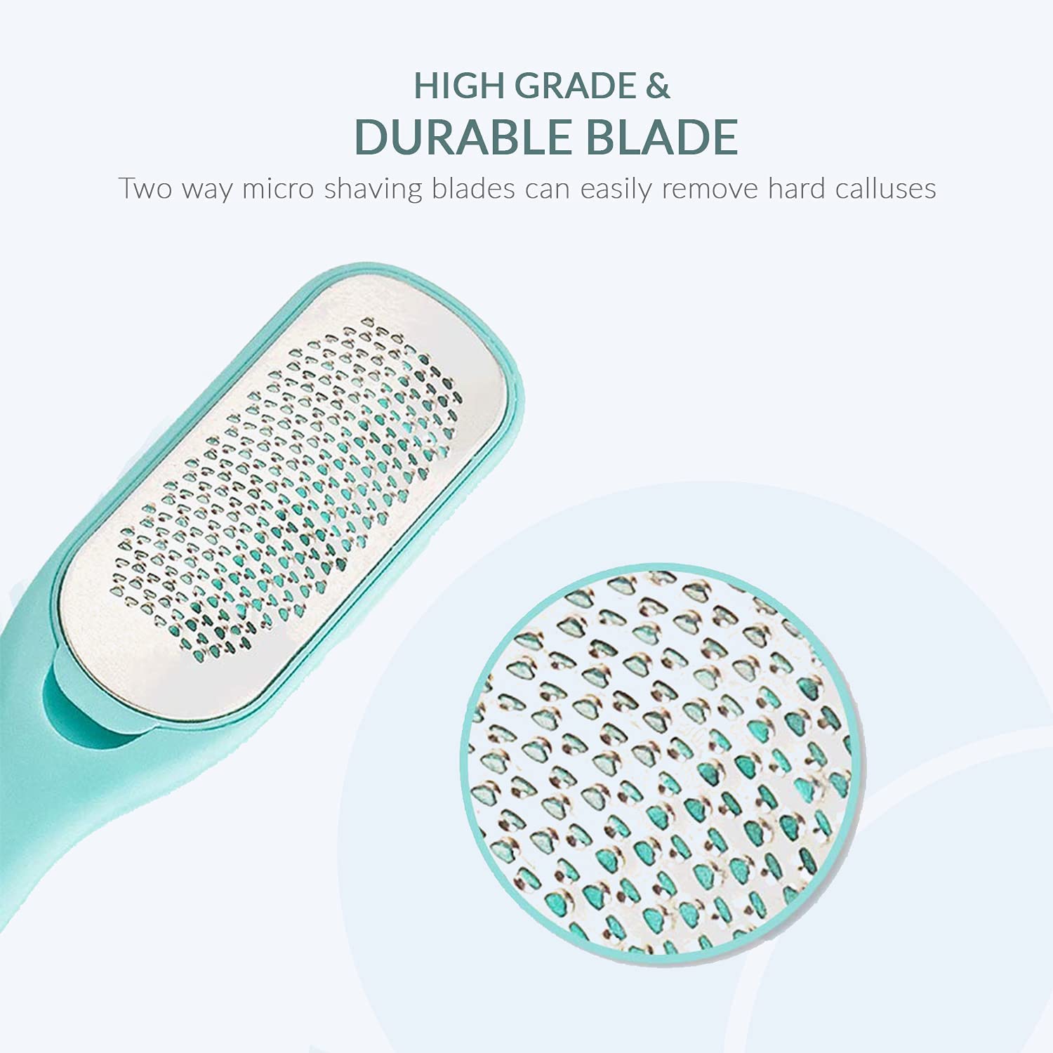 Relax Tony Callus & Dead Skin Remover – Dual-Sided - for Wet & Dry Exfoliation: Scrub, File & Rasp for Smooth Feet - Pedicure Tool - Foot File Callus Remover Tool - Pedicure Kit